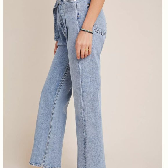 AGOLDE '90S ULTRA HIGH-RISE STRAIGHT JEANS NWT - Picture 8 of 15